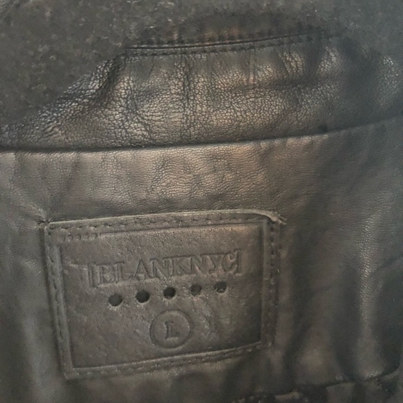 Blank NYC black began leather jacket - Picture 4 of 4